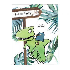 mini-presents Dino Party Deko Fotowand