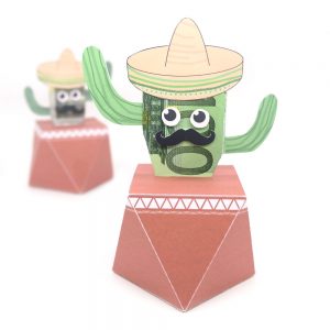 mini-presents Kaktus Geldgeschenk