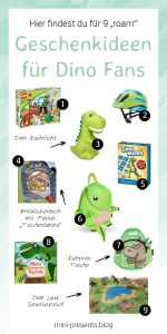 mini-presents Dino Geschenkideen zum Geburtstag