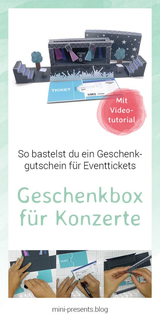 mini-presents DIY Geschenk Gutschein Konzert