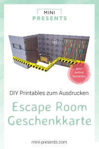 mini-presents Escape Room Gutschein Karte