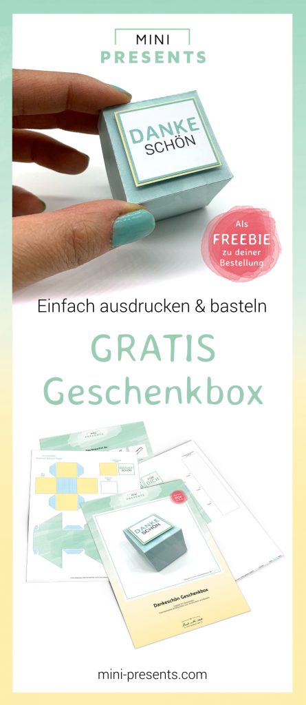 mini-presents Danke Geschenkbox