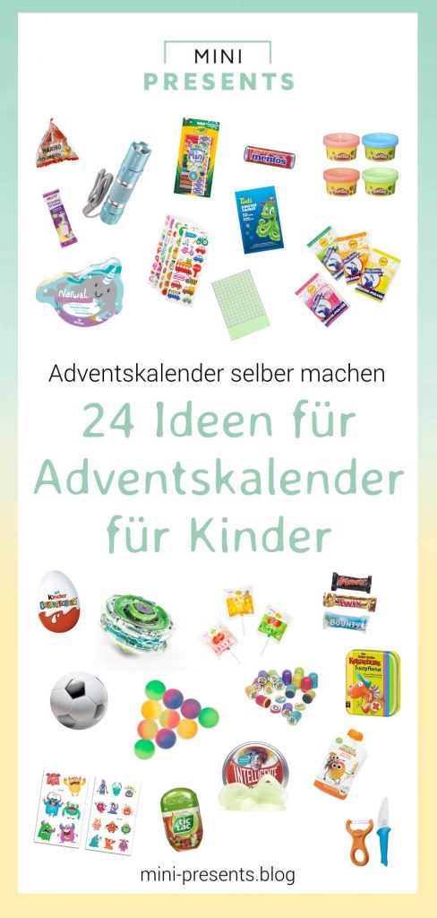 24 Ideen für Adventskalender für Kinder