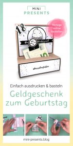 Gelddruckmaschine als Geburtstagsgeschenk