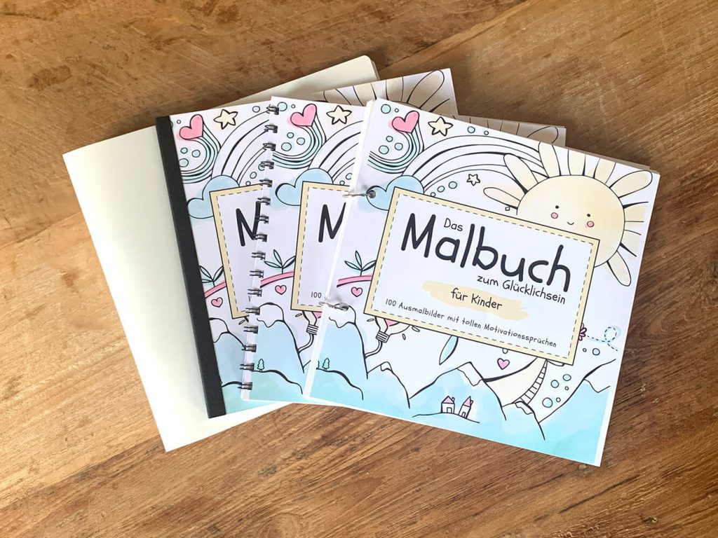 Malbuch für den guten Zweck Buchbindungen