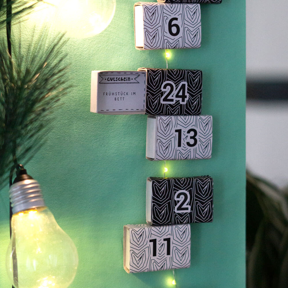 Nachhaltiger DIY Adventskalender für Frauen