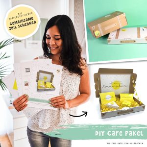 DIY Vorlage Care Paket