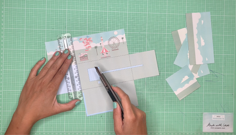 Freizeitpark Gutschein basteln