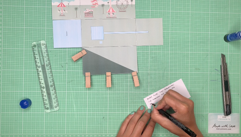 Freizeitpark Gutschein basteln