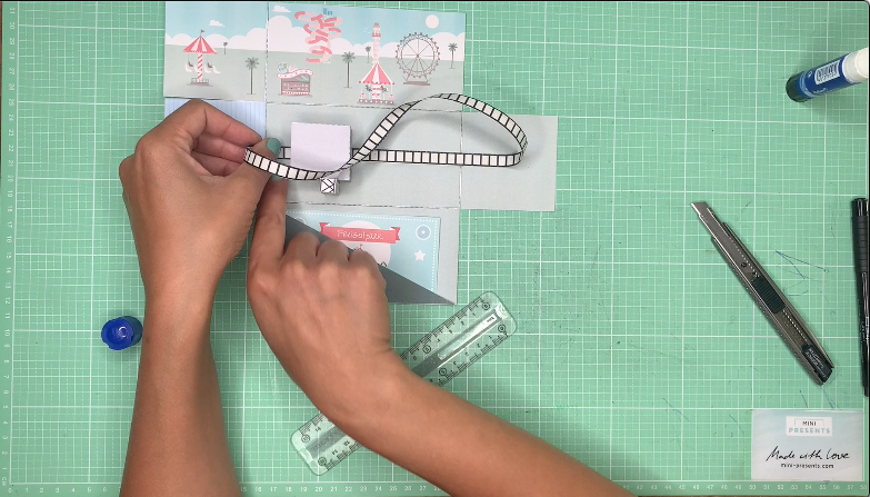 Freizeitpark Gutschein basteln