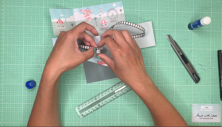 Freizeitpark Gutschein basteln