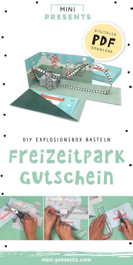 Freizeitpark Gutschein basteln