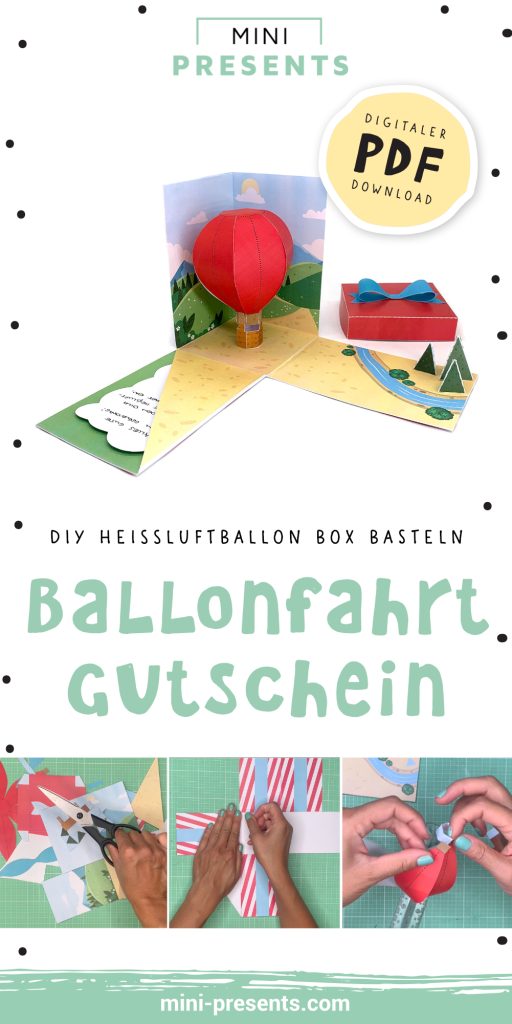 Ballonfahrt Gutschein Explosionsbox