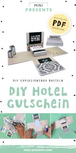 Valentinstagsgeschenk Explosionsbox basteln