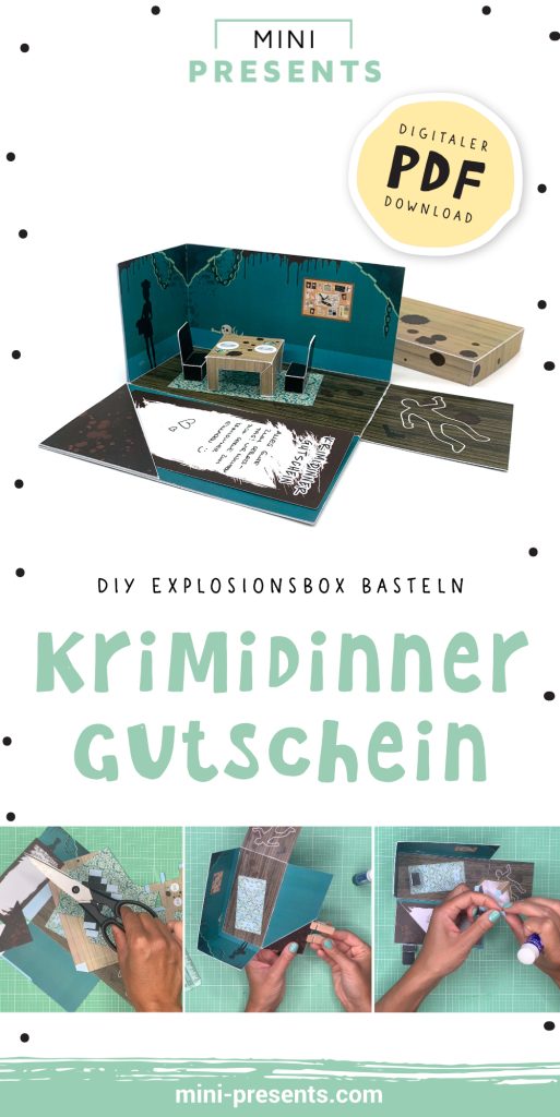 Krimidinner Gutschein Anleitung