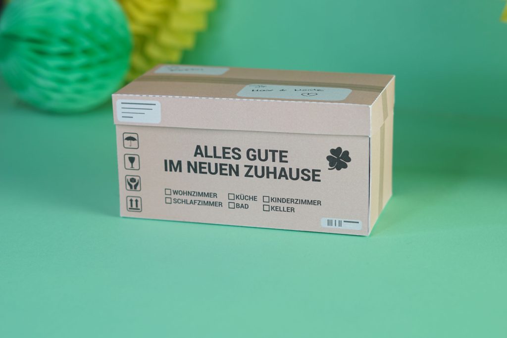 Lustiges Geschenk zum Einzug