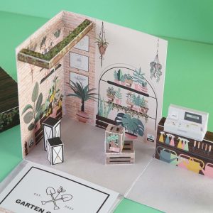 Blumen Gutschein Explosionsbox