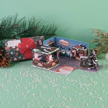 Weihnachtsbasteln Explosionsbox