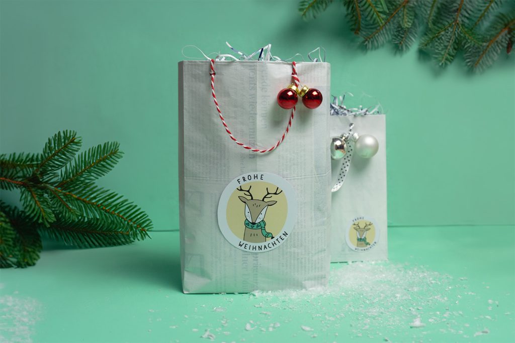 DIY Geschenktüten für Weihnachten