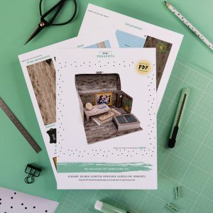 Bastelanleitung Geschenkbox für gemeinsame Zeit