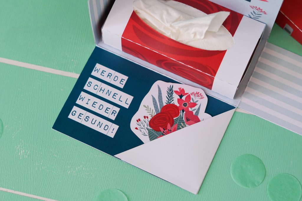 DIY Explosionsbox als Gute Besserung Geschenk