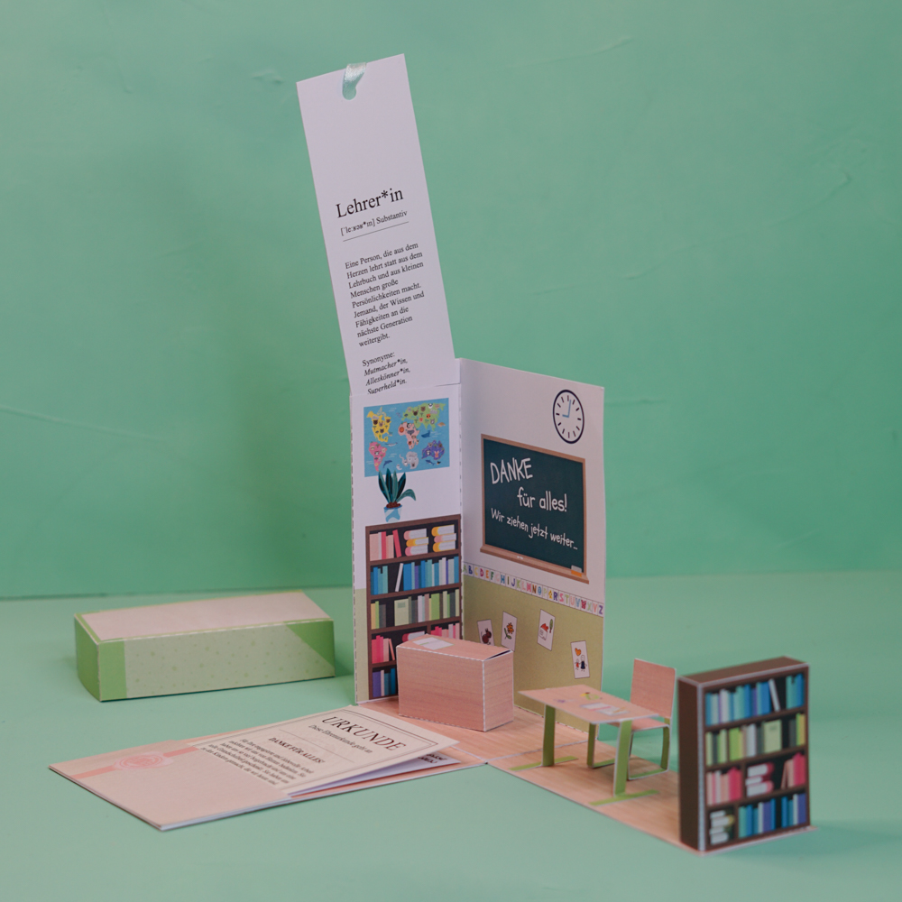 DIY Geschenk für Grundschullehrer*innen zum Abschied