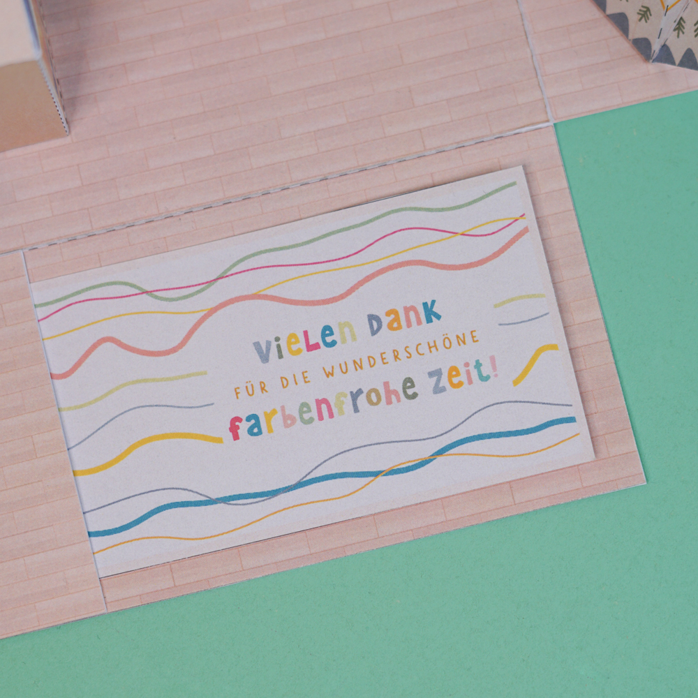 Abschiedsgeschenk für Erzieher*in basteln