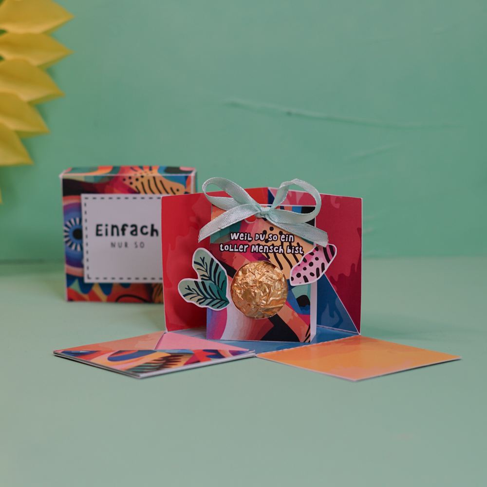 "Einfach so" Explosionsbox basteln