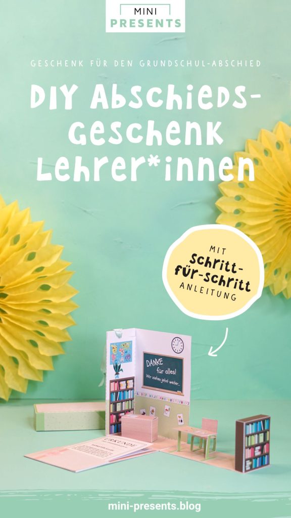 DIY Abschiedsgeschenk für Grundschullehrer*innen