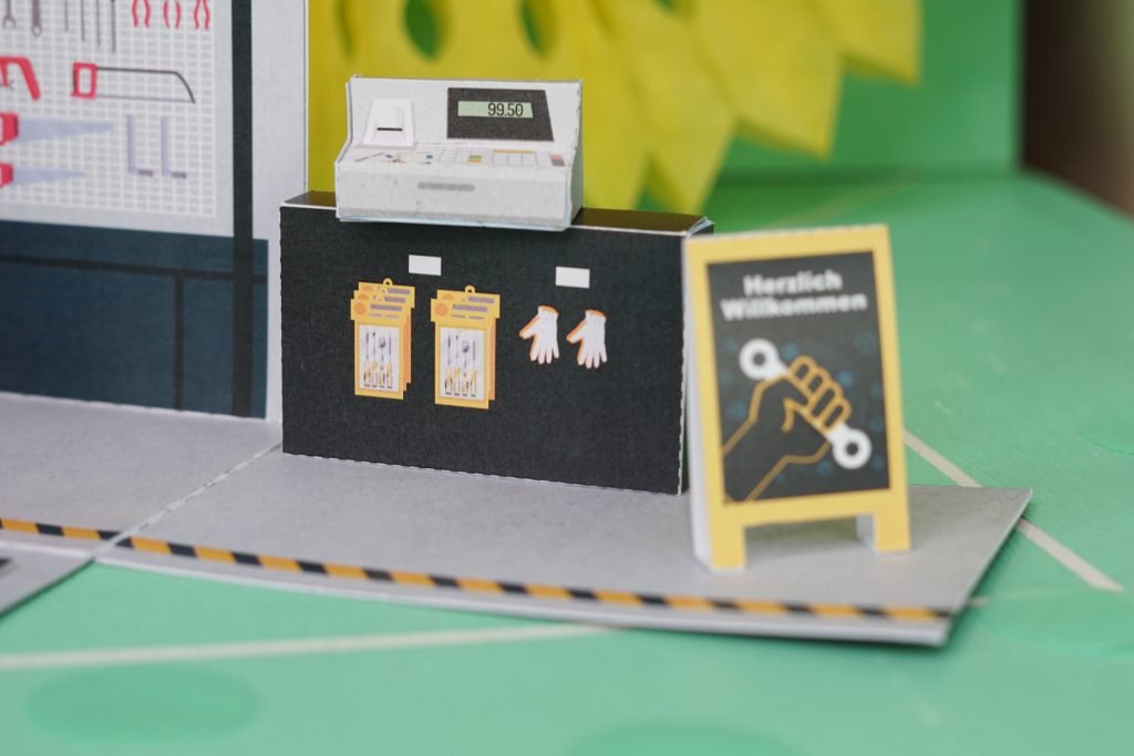 Gutschein für Baumarkt kreativ verpacken