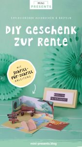Geschenk zur Rente basteln