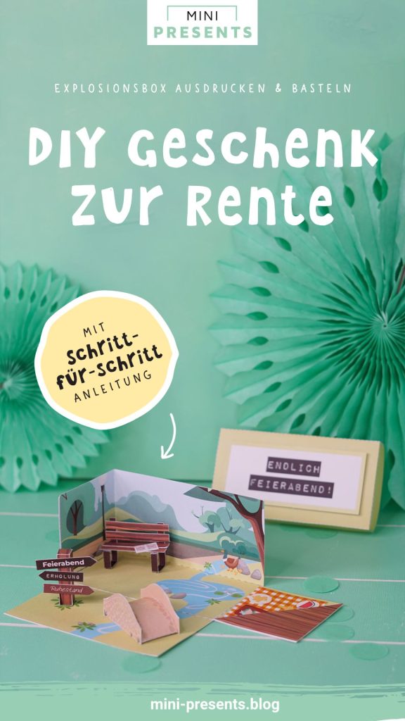 Geschenk zur Rente basteln