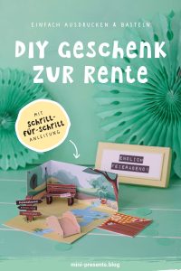 Geschenk zur Rente basteln