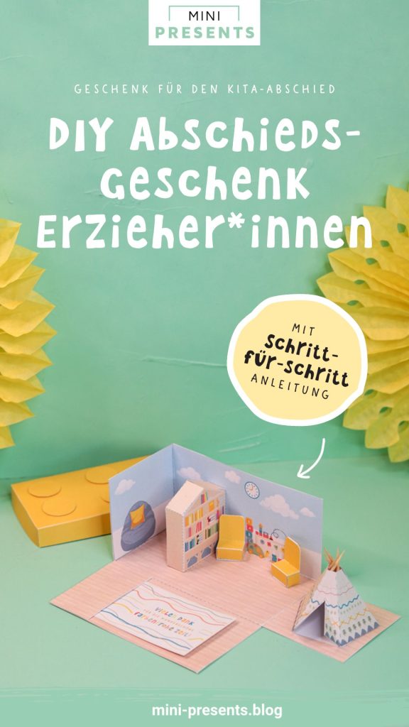 Erzieherin Abschied Geschenke basteln