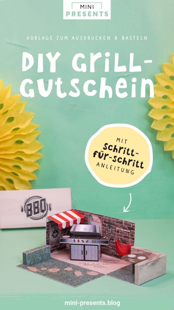 Grill Gutschein selber machen Anleitung