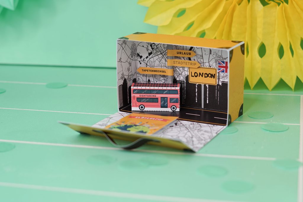 Städtetrip Gutschein verpacken