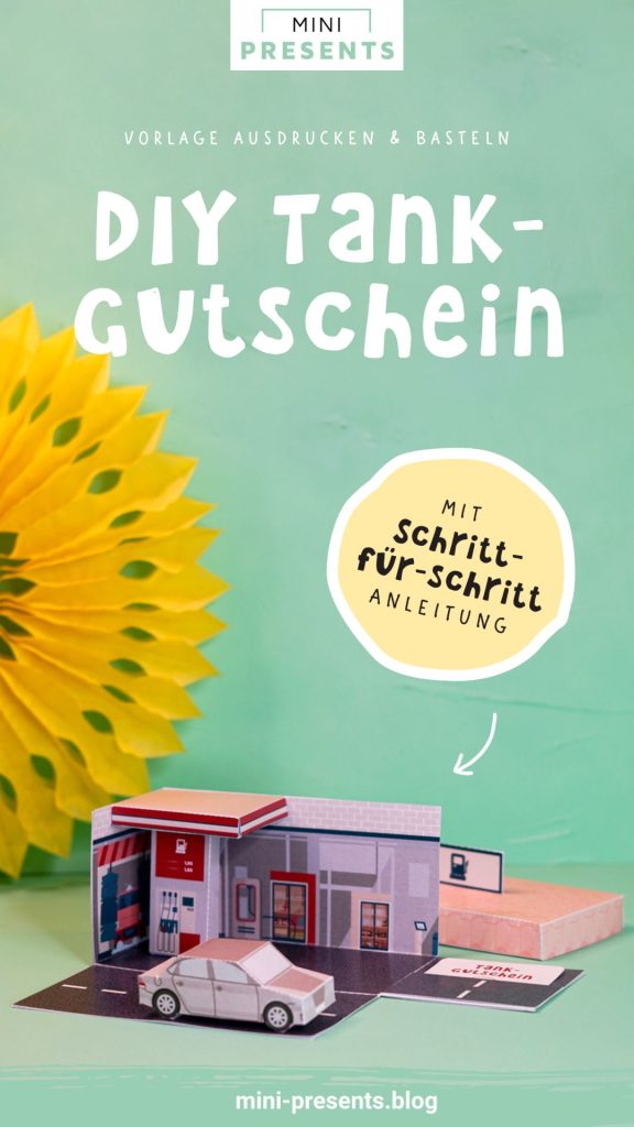 Tankgutschein Geschenkverpackung