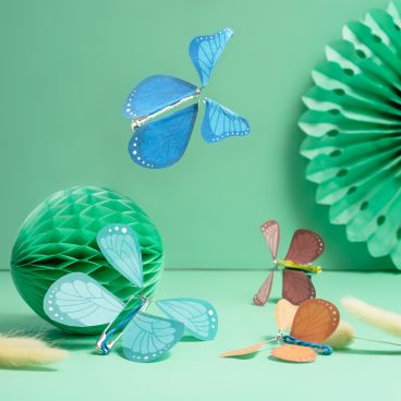 Papierschmetterlinge DIY