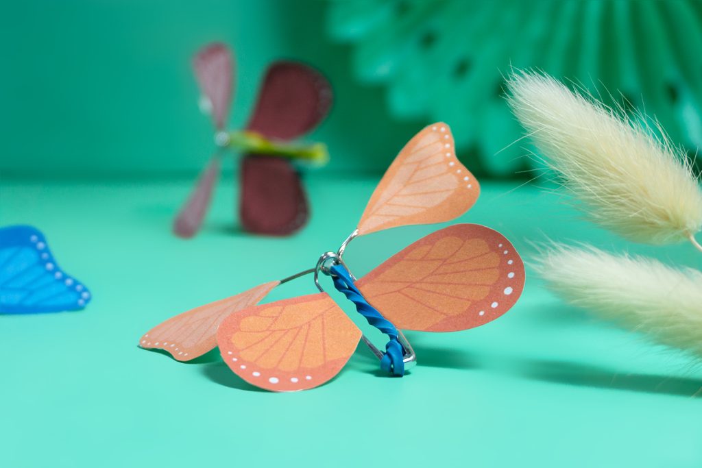 Papierschmetterlinge DIY