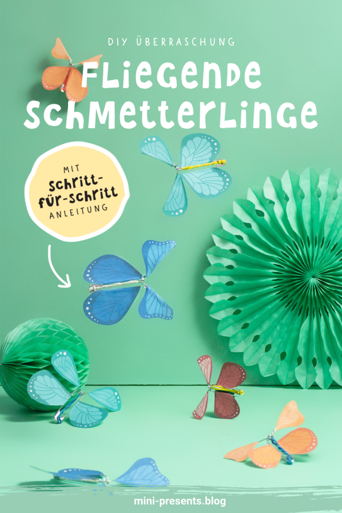 Papierschmetterlinge DIY