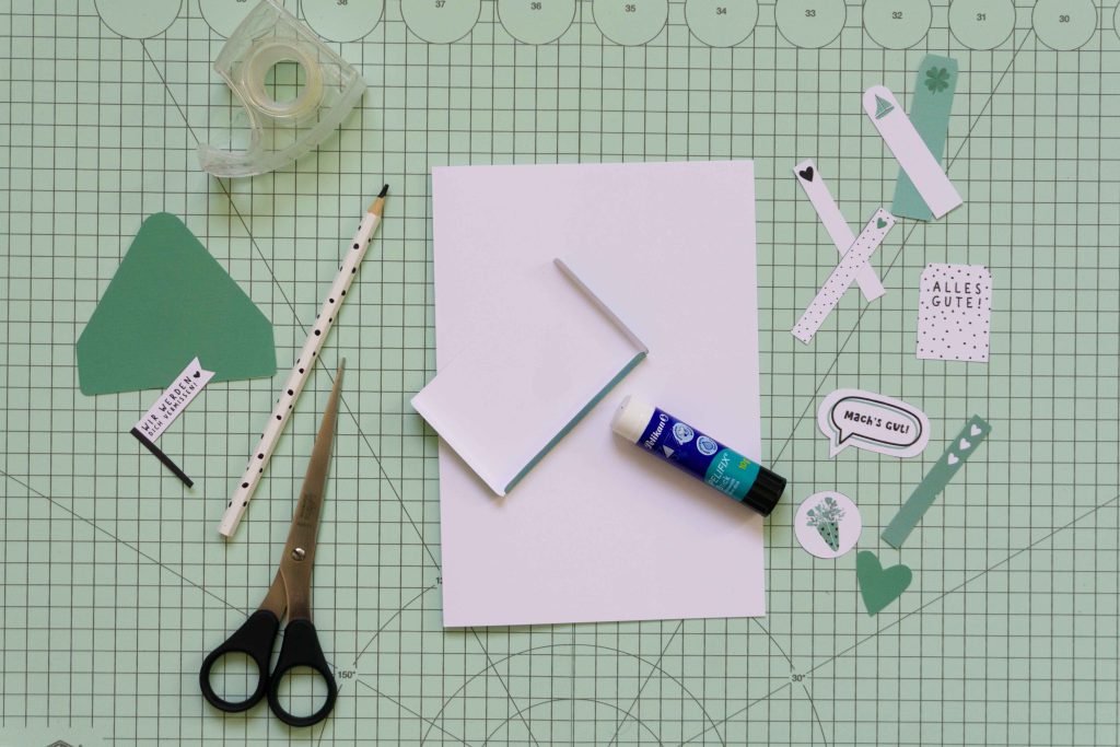 Karte zum Abschied selber basteln