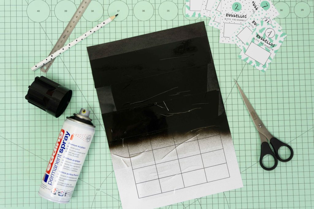 Adventskalender aus Rubbellosen