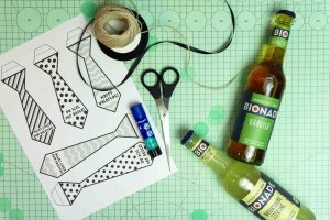 DIY Flaschenetikett Anleitung