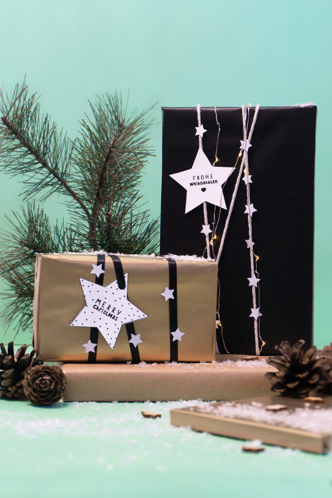 DIY Weihnachtliche Geschenkverpackung