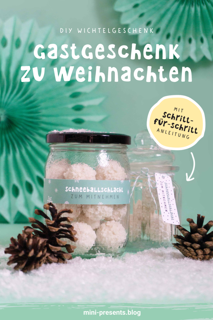 Kreatives Gastgeschenk zu Weihnachten selber machen