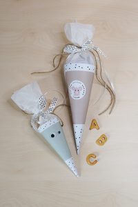 Kleine Schultüte selber basteln