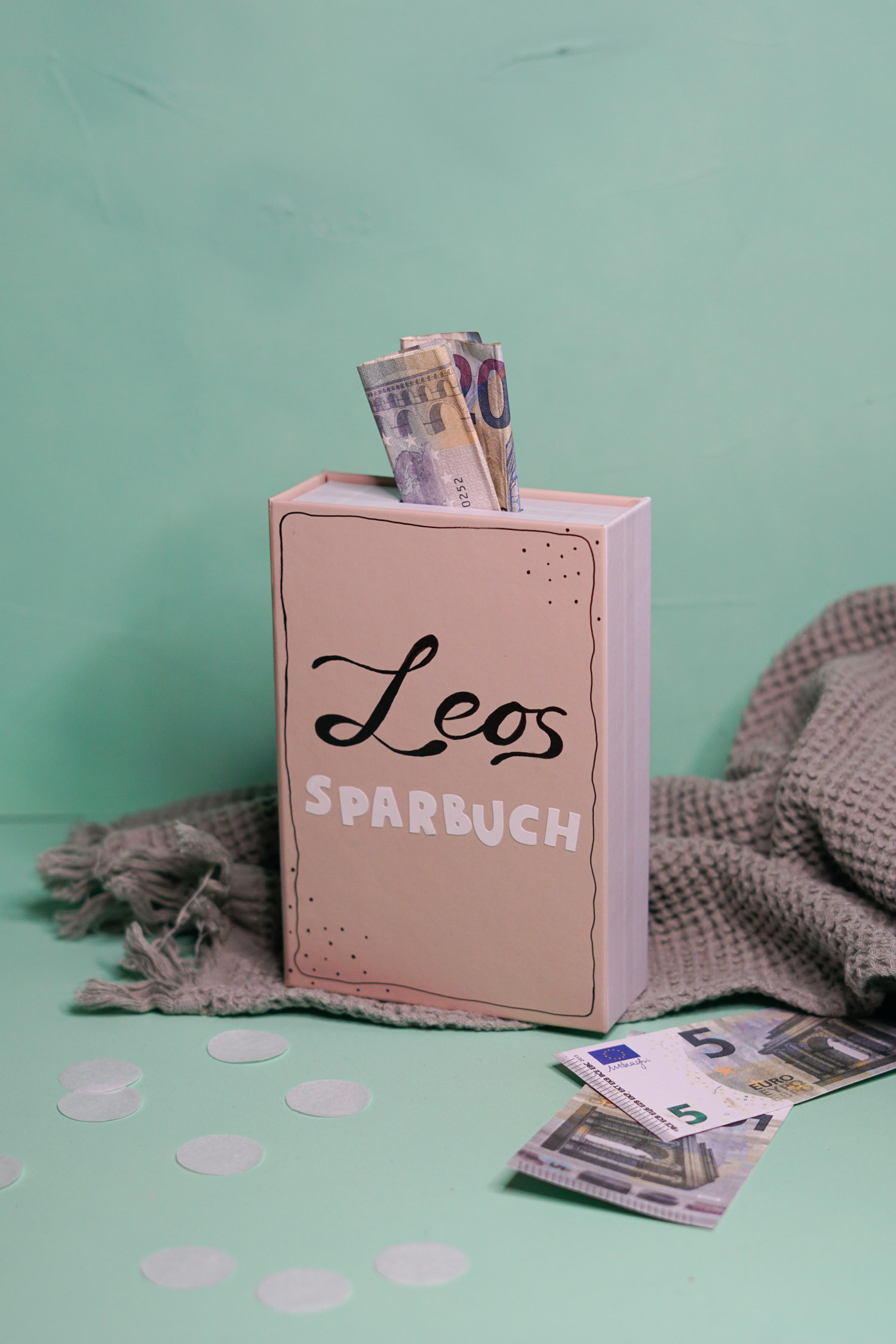 Geldgeschenkidee zur Geburt