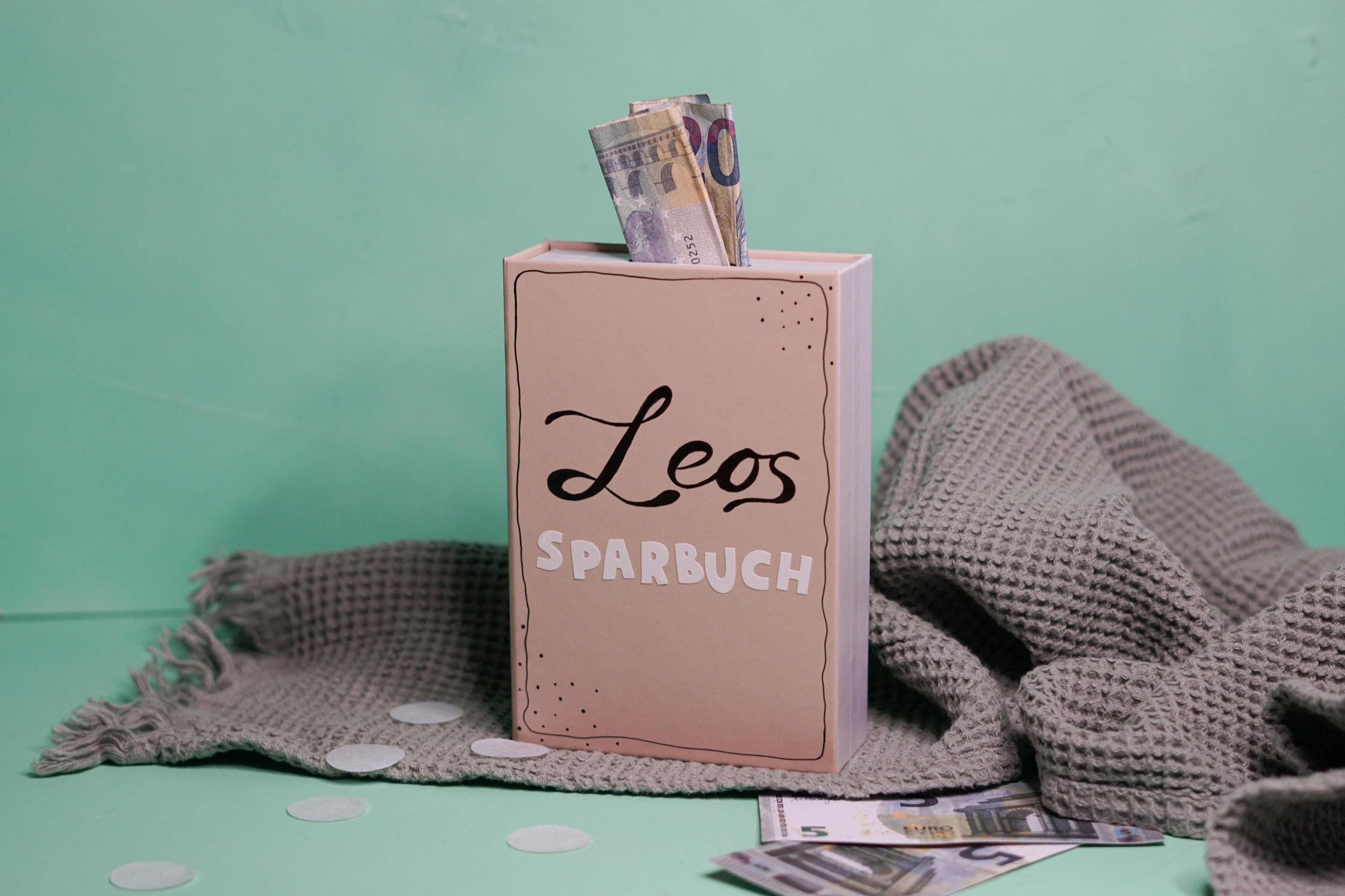 Geldgeschenkidee zur Geburt