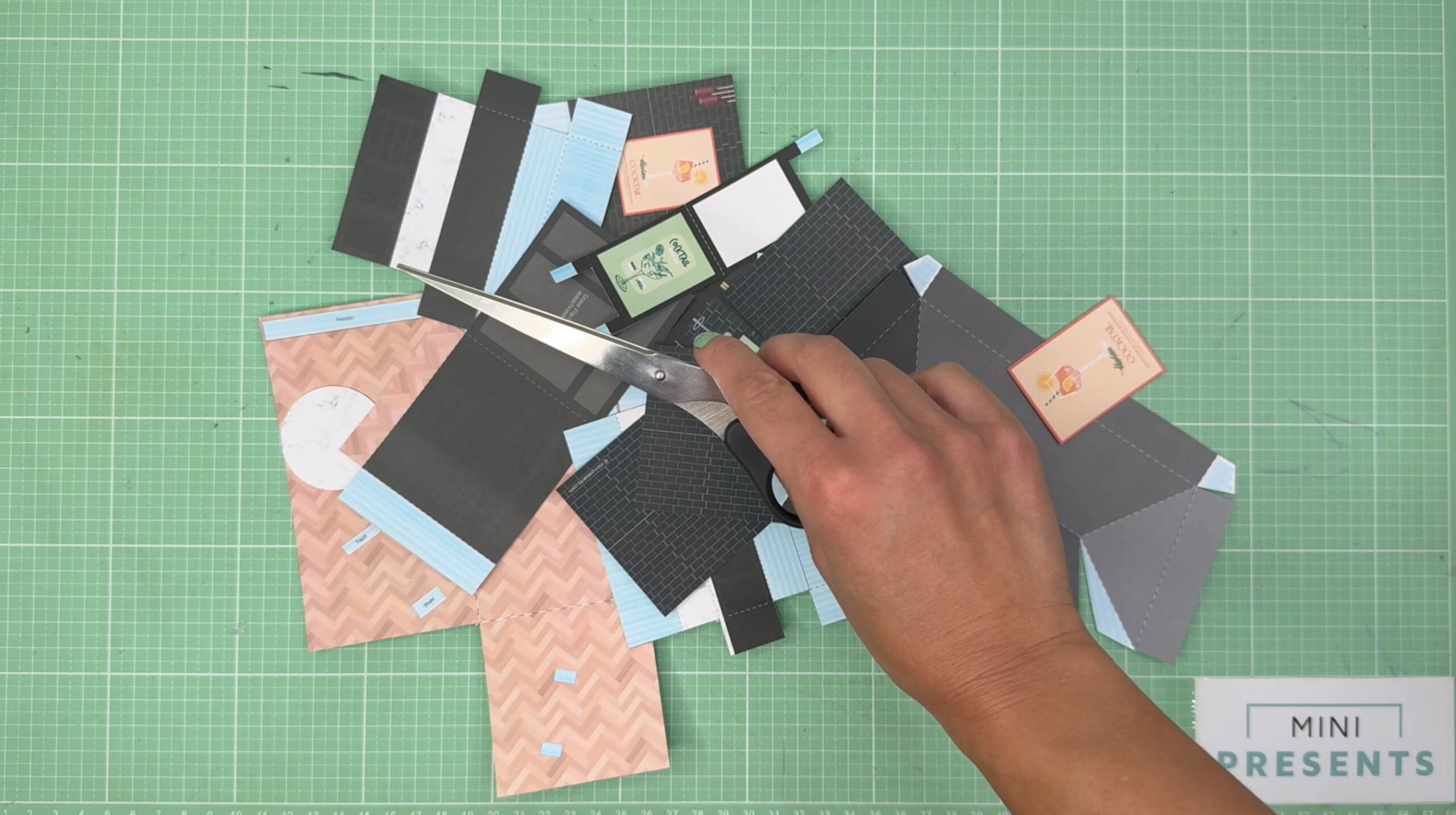 Cocktail Gutschein Bastelanleitung