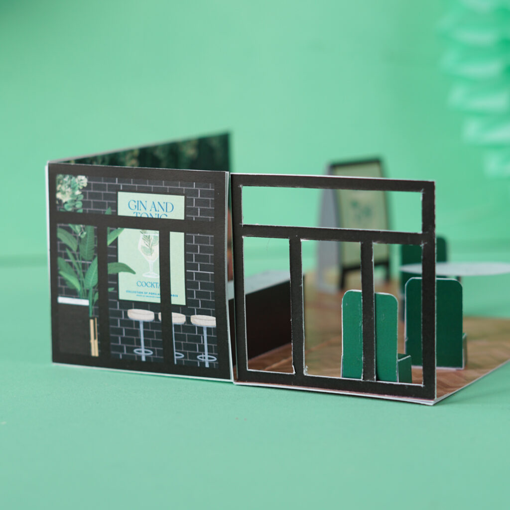 Bastelanleitung Cocktail Gutschein